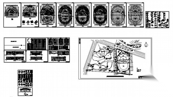 某生态休闲园综合楼建筑施工图cad施工图下载【ID:166085113】