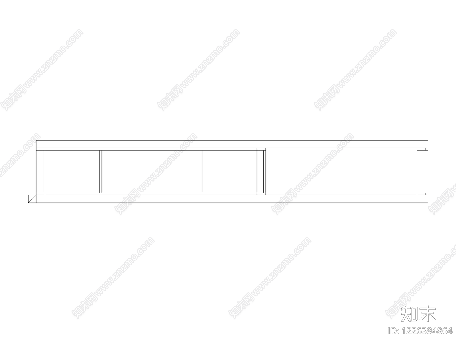 柜子cad施工图下载【ID:1226394864】