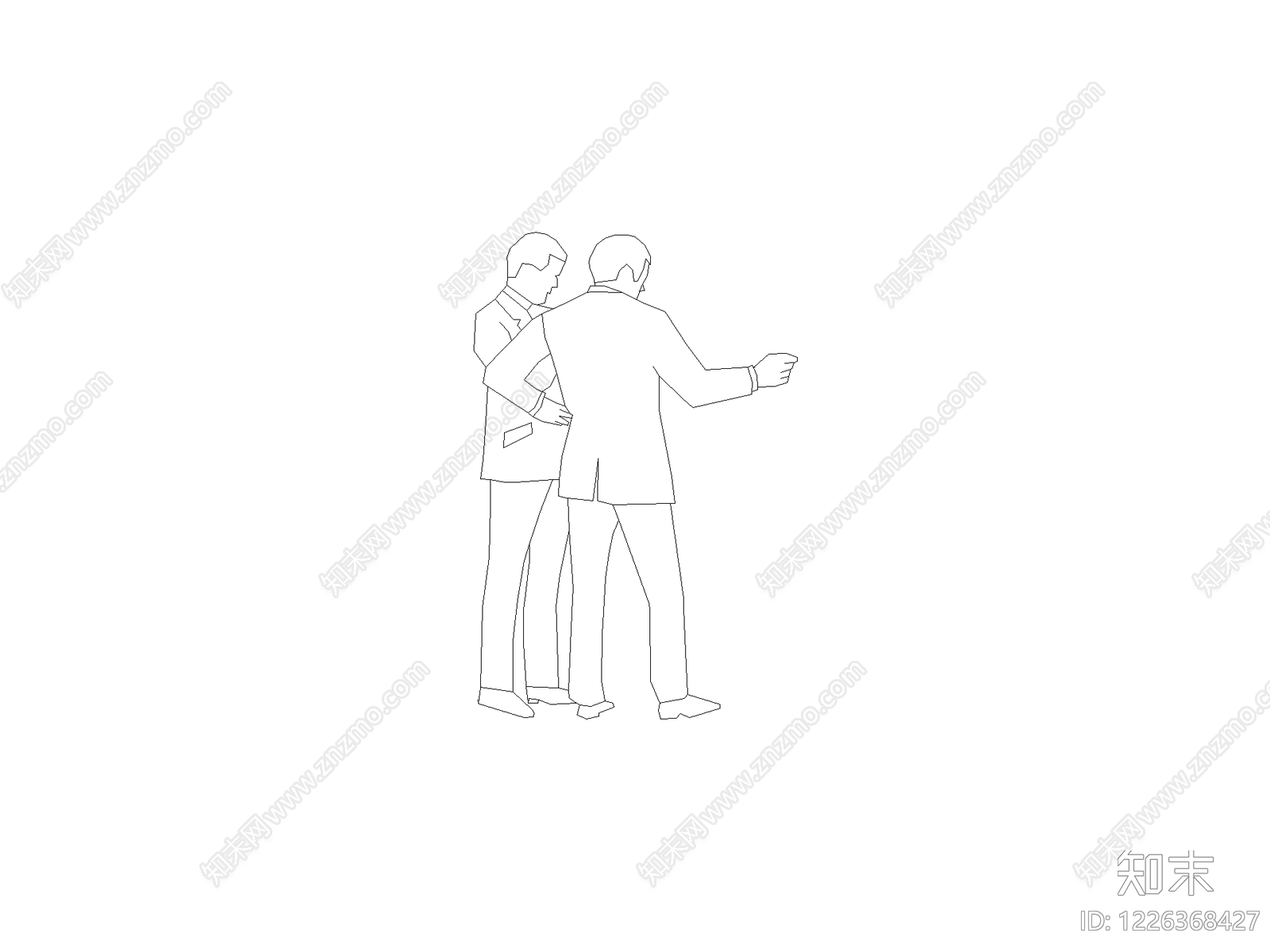 人物cad施工图下载【ID:1226368427】