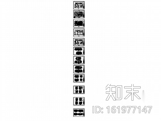 [深圳]国际酒店总统房装修图cad施工图下载【ID:161977147】