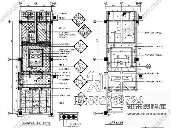 施工图售楼处公共卫生间及儿童娱乐区装饰图施工图下载【ID:532068724】