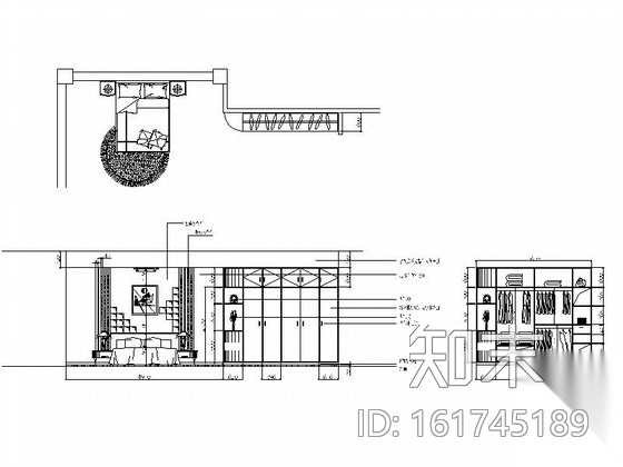 某现代时尚服装品牌室内装修图（含效果）cad施工图下载【ID:161745189】
