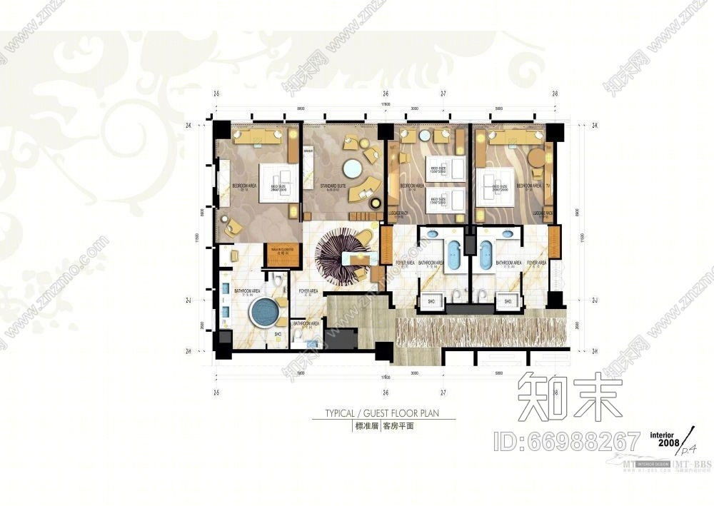 郑中-CCD重庆万达艾美酒店(CAD施工图纸)施工图下载【ID:66988267】