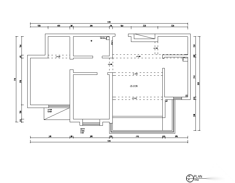 冬日阳光北欧风格复式住宅设计施工图（附效果图）施工图下载【ID:160494170】