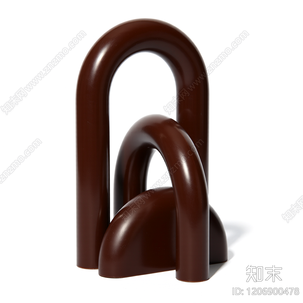 抽象管状雕塑装饰3D模型下载【ID:1206900478】