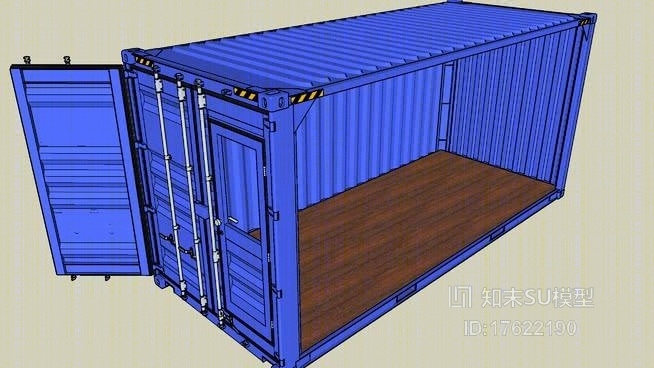 集装箱SU模型下载【ID:17622190】