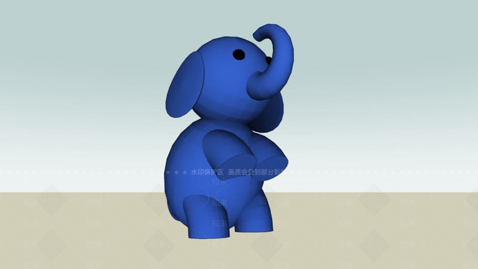 小象玩具SU模型下载【ID:1162235019】