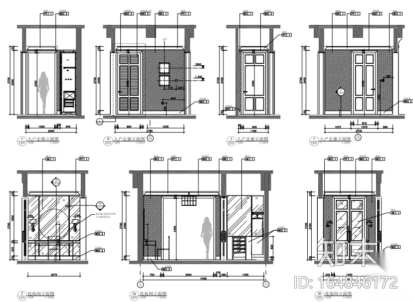 文安希尔顿度假酒店CAD+PDF施工图cad施工图下载【ID:164846172】