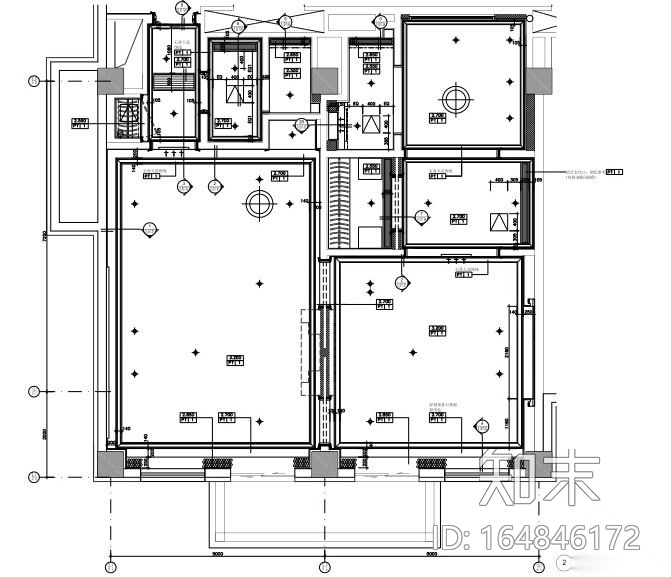 文安希尔顿度假酒店CAD+PDF施工图cad施工图下载【ID:164846172】