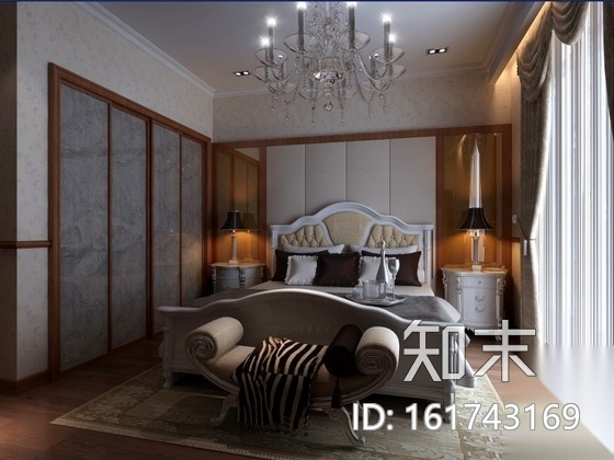 [上海]混搭古典三层别墅样板间装修图（含效果）施工图下载【ID:161743169】