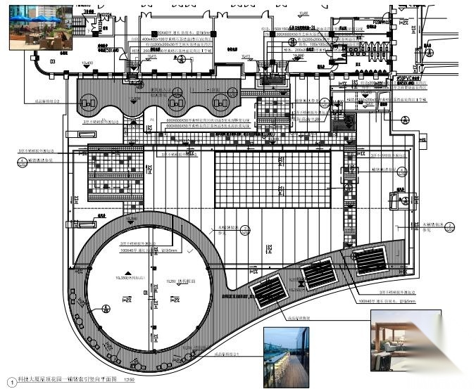 [浙江]某科技大厦屋顶花园景观设计施工图施工图下载【ID:160910174】