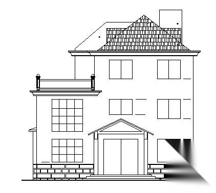 某三层小别墅建筑施工图施工图下载【ID:149903113】