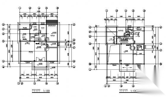 某三层小别墅建筑施工图施工图下载【ID:149903113】