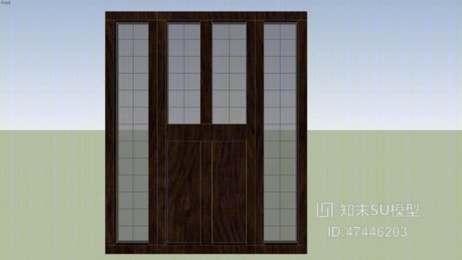 双开门SU模型下载【ID:117994900】