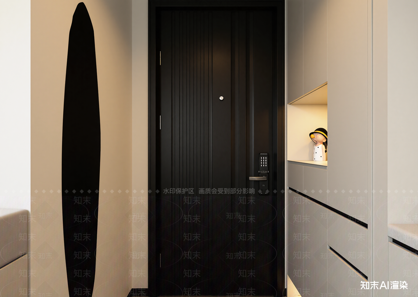 玄关3D模型下载【ID:1222055635】