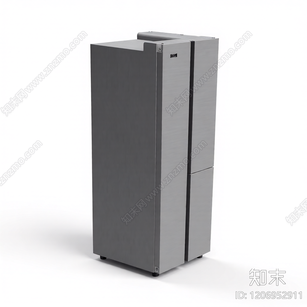金属冰箱模型3D模型下载【ID:1206952911】