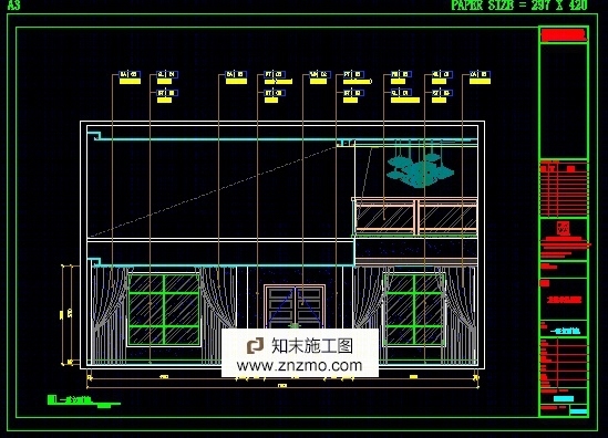 木易阳室内设计--四层别墅全套施工图+效果图+立面图+节点图cad施工图下载【ID:36891235】