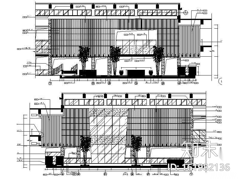 [东莞]五星级商务休闲酒店施工图（含实景）cad施工图下载【ID:161982136】
