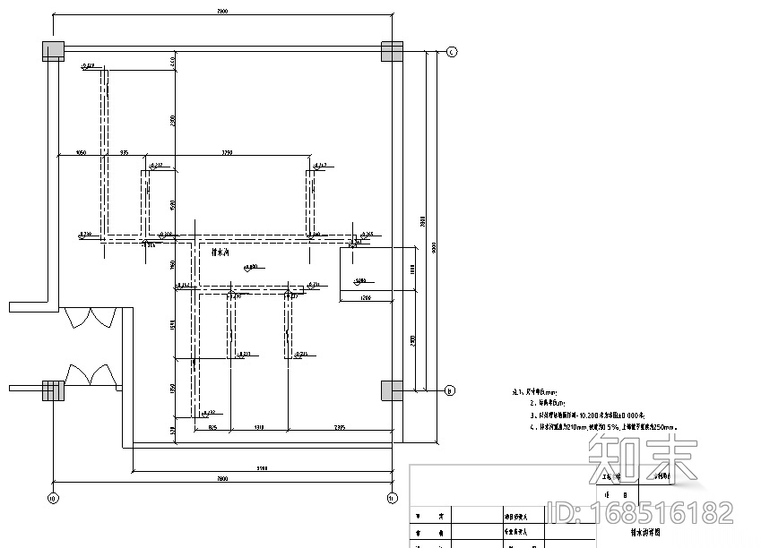 某市水利局办公楼中水回用处理工程图纸（CAD）cad施工图下载【ID:168516182】