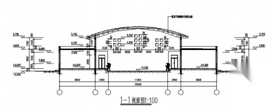 [沂水]某单层酒店建筑设计扩初图施工图下载【ID:165147163】