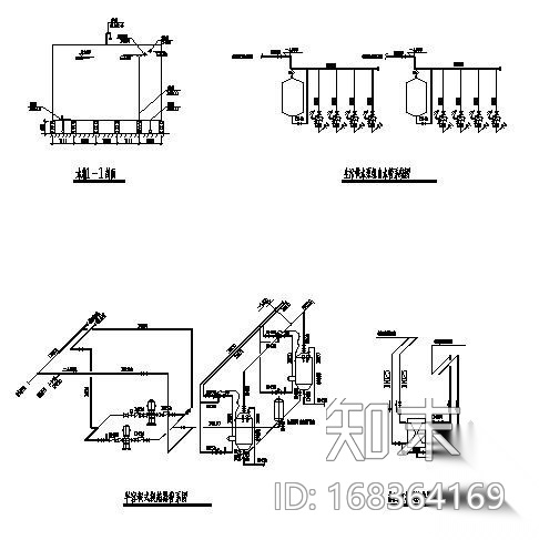 [成都]某酒店水泵房大样图纸cad施工图下载【ID:168364169】