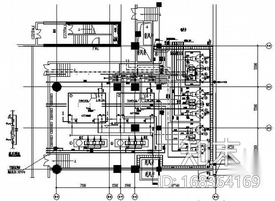 [成都]某酒店水泵房大样图纸cad施工图下载【ID:168364169】