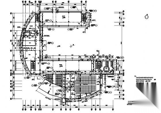 某小学区四层教学楼建筑施工图cad施工图下载【ID:151575120】