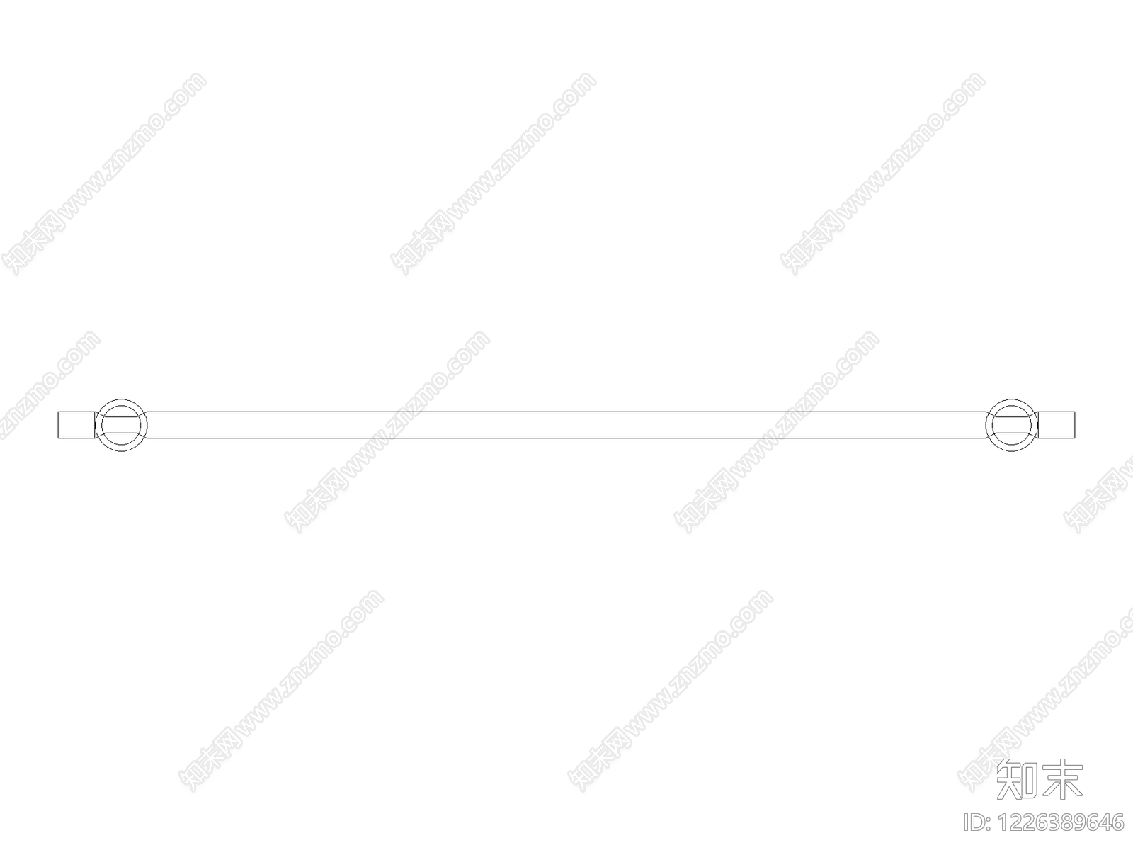五金管件cad施工图下载【ID:1226389646】