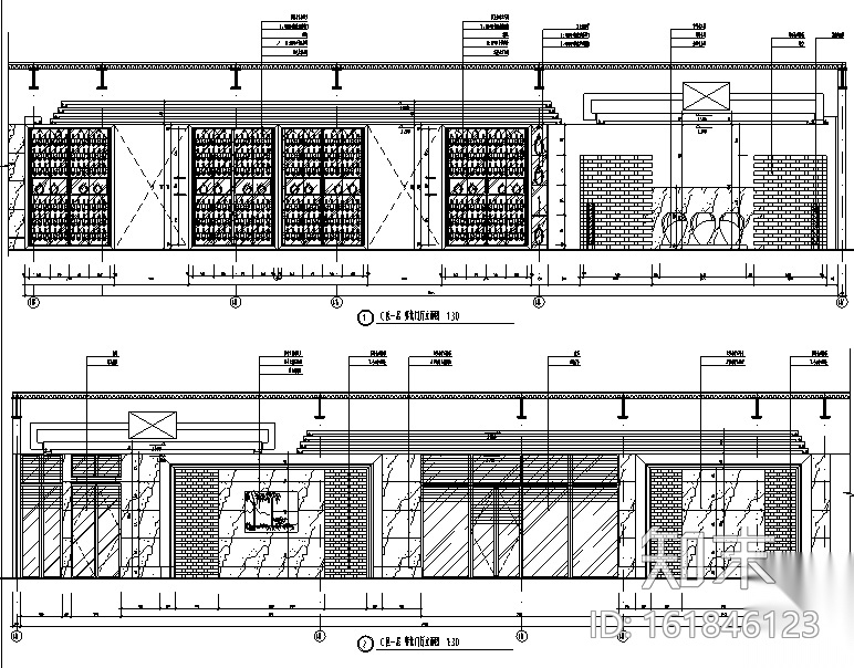 [浙江]五星级园林酒店设计施工图（附实景图）cad施工图下载【ID:161846123】