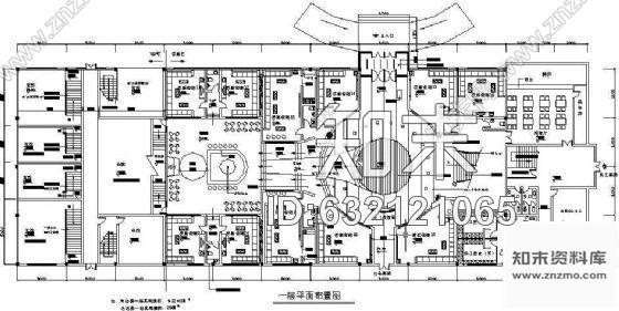 施工图某休闲会所装修图纸cad施工图下载【ID:632121065】