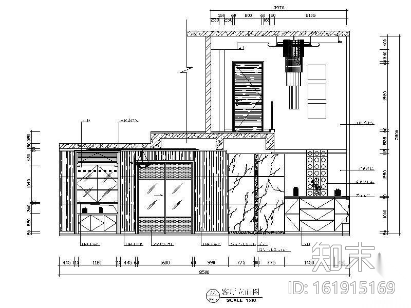 三层别墅空间设计图cad施工图下载【ID:161915169】