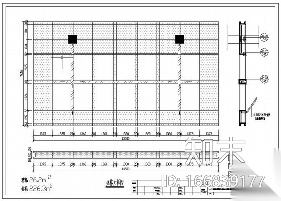 某疾病预防控制中心综合业务楼幕墙设计图cad施工图下载【ID:166839177】