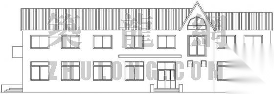 某度假村别墅建筑施工图cad施工图下载【ID:166071183】