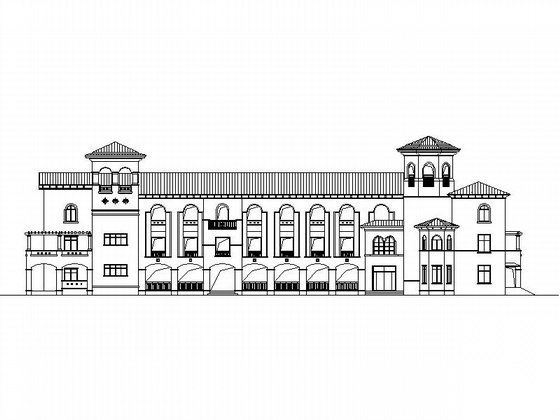 [南京]威尼斯水城第六街区某9班幼儿园建筑施工图cad施工图下载【ID:166065198】