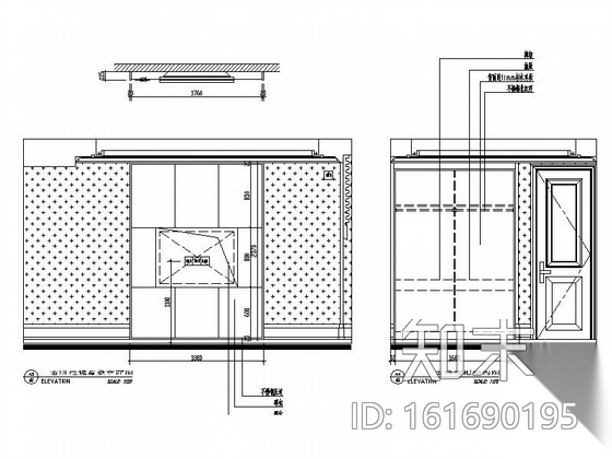 10万元简欧风格两居室家装CAD施工图（含效果图装修预算...施工图下载【ID:161690195】