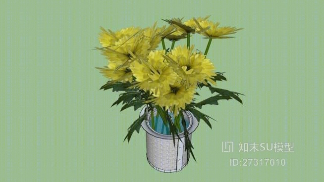 花束的花朵SU模型下载【ID:27317010】