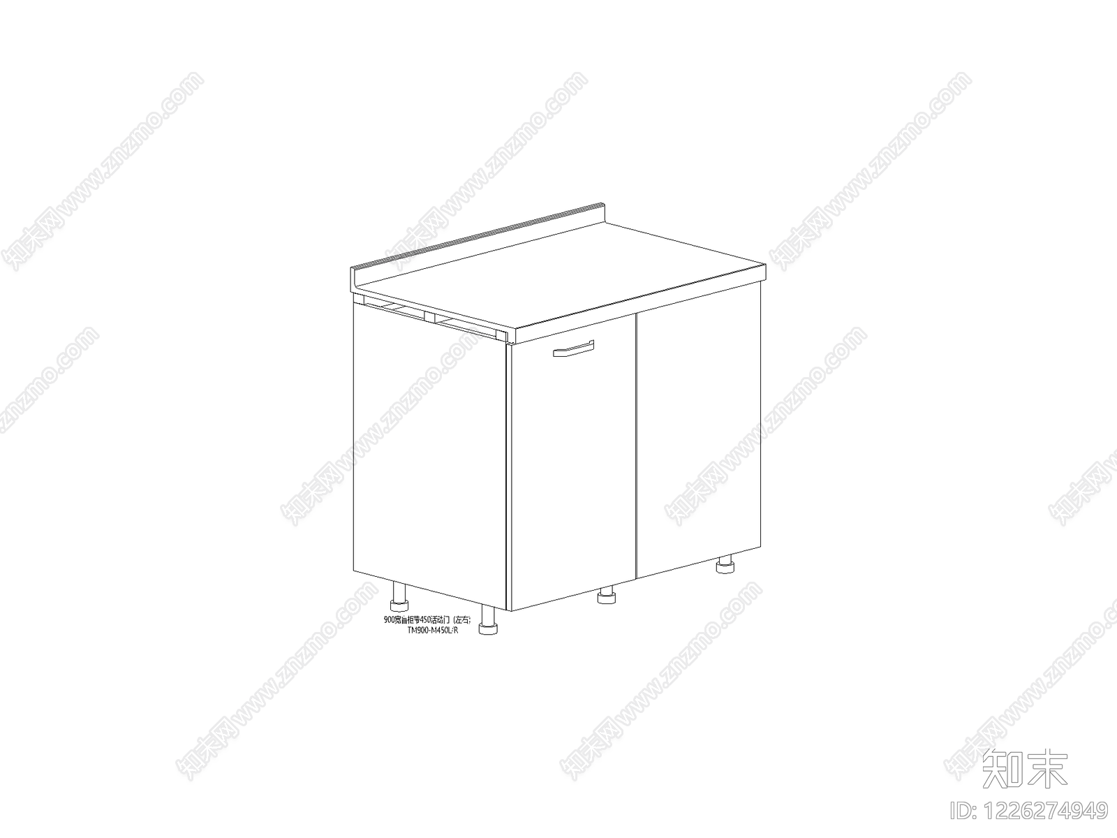 现代柜子CAD图纸