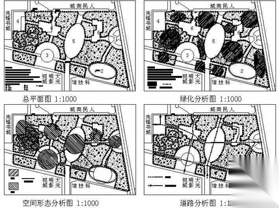 某文化广场景观规划方案图纸cad施工图下载【ID:161057109】