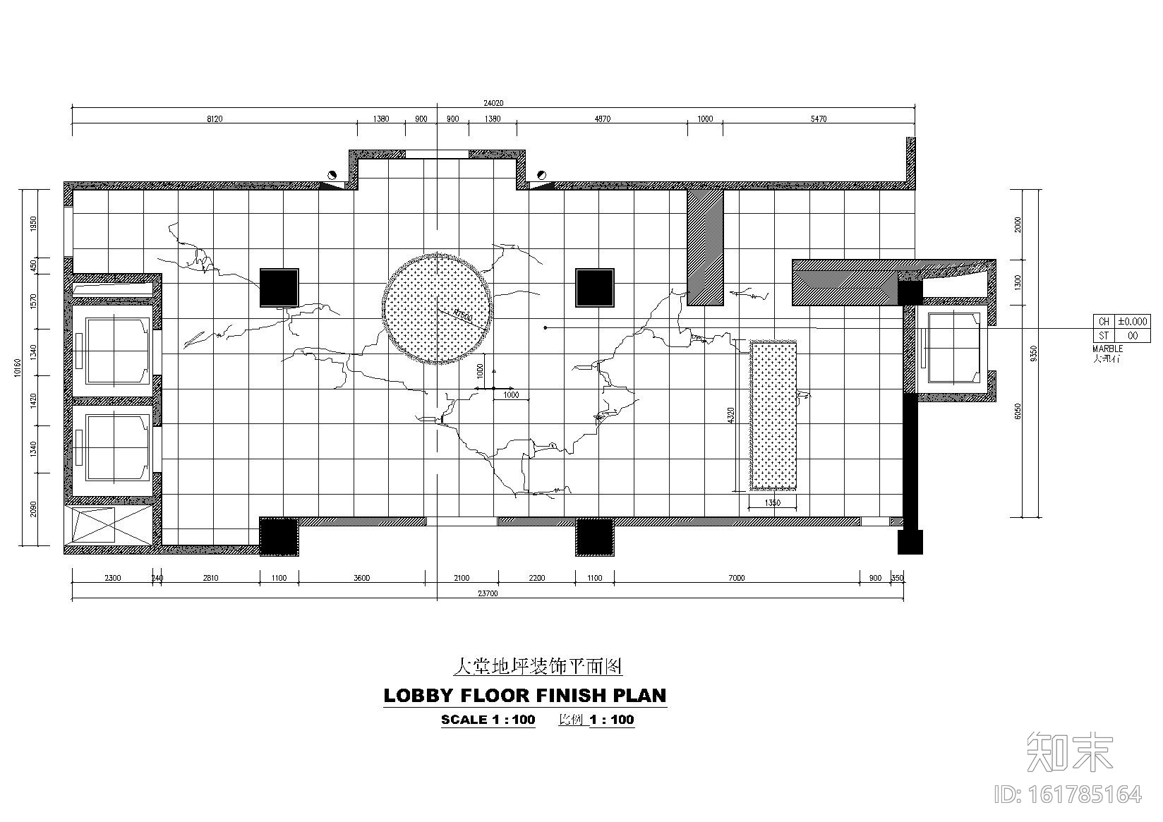 [杭州]五星级酒店桑拿区装饰工程项目施工图cad施工图下载【ID:161785164】