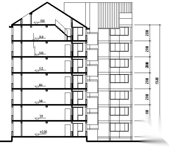 遵义市外环路沙河区修建性规划住宅楼方案图4cad施工图下载【ID:149848105】