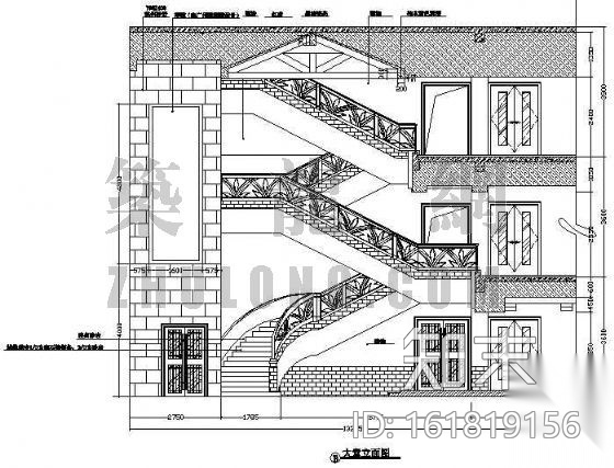 白云高尔夫花园会所装修图施工图下载【ID:161819156】