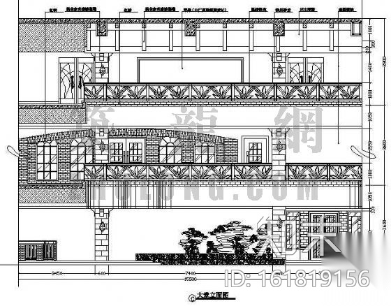 白云高尔夫花园会所装修图施工图下载【ID:161819156】