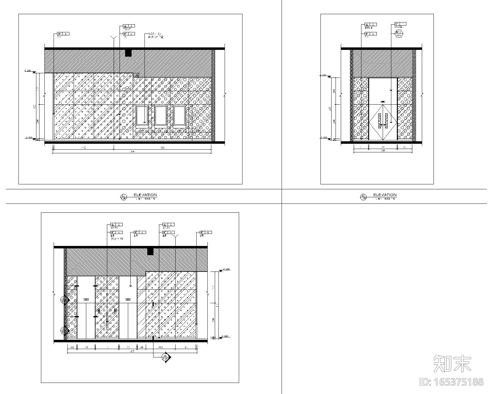 [凯里森]南京江宁景枫KINGMO购物中心1至4层施工图|金螳...cad施工图下载【ID:165375188】