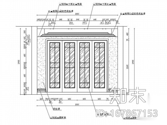 [扬州]高档小区简约温馨2居室室内设计CAD施工图（含效果...施工图下载【ID:167867153】