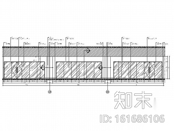 [江西]现代互联网展示体验中心及办公区室内设计CAD施...施工图下载【ID:161686106】