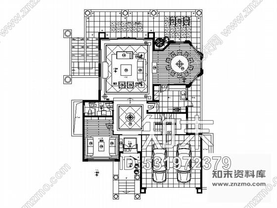 施工图南京温馨简约二层小别墅装修设计CAD施工图含物料明细表施工图下载【ID:531972379】