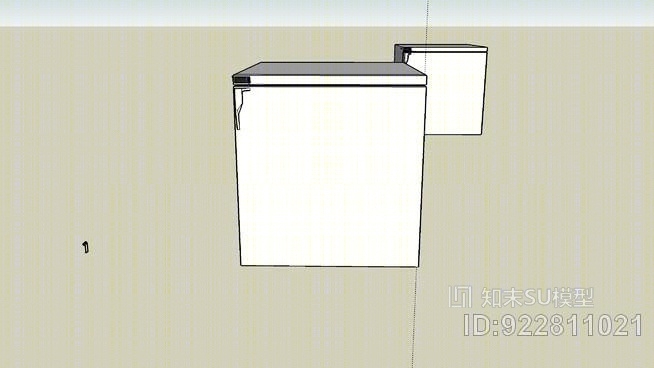 棒状冰箱SU模型下载【ID:922811021】