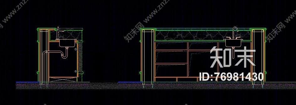 郑中-CCD上海华润橡树湾三期会所施工图cad施工图下载【ID:76981430】