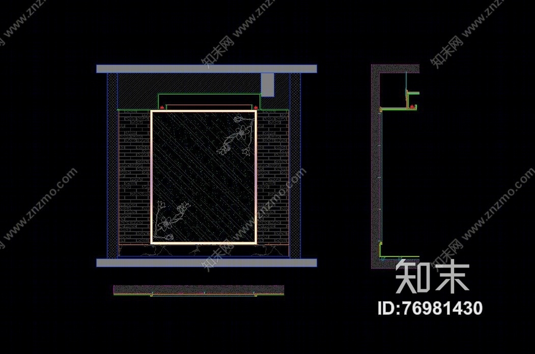 郑中-CCD上海华润橡树湾三期会所施工图cad施工图下载【ID:76981430】