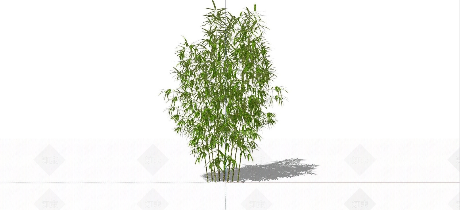 现代竹子免费SU模型下载【ID:1125085737】